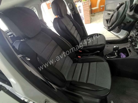 Авточехлы  Renault Kaptur Рено Каптур 2016-2022г жаккард серый Ижевск   фото 4