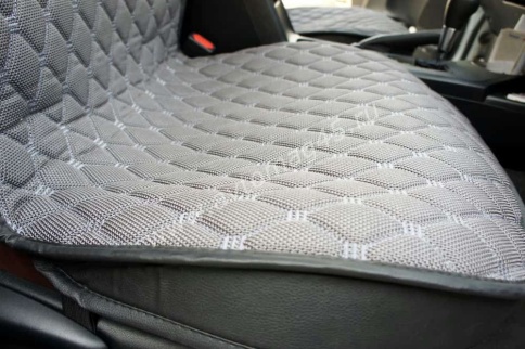 Чехлы  накидки на сиденье серия G лен серый комплект 5шт    фото 2