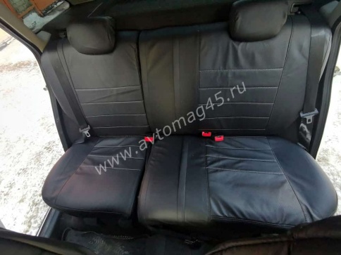 Экстрим  чехлы универсальные экокожа черный черный комплект    фото 11