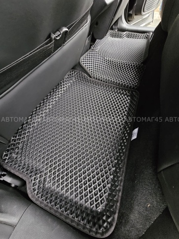 BORATEX  коврики в салон 3D EVA ЭВА Chery Tiggo 7Pro 7Pro Max 7L Tenet T7 черные ромб компл 5шт фото 6