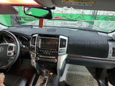 Накидка на панель Toyota Land Cruiser LC200 Тойота Ленд Крузер J200 2007-2021г карпет  фото 5