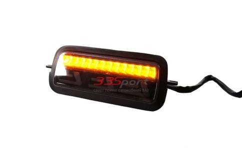 TLT  надфарники Нива 21214 урбан бронто легенд LED бегущий под LEXUS 2шт гарантия 6 мес    фото 3