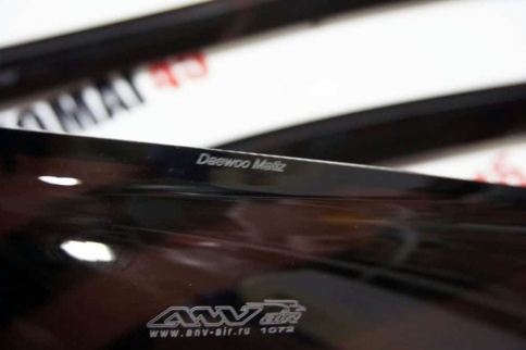 ANVair  дефлекторы окон Daewoo Matiz Дэу Матиз 2000-2015г комплект 4шт    фото 3