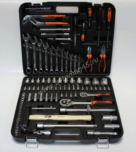 Автодело  набор инструментов 101 предмет 1/2" 1/4"    фото 1