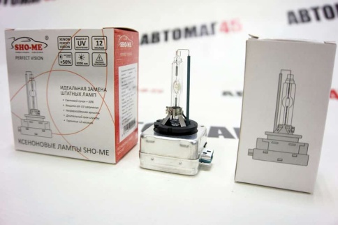 Sho-Me  лампа ксеноновая D3S 4300К гарантия 6мес    фото 6