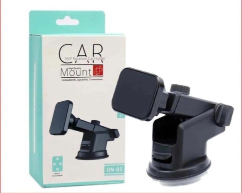 KPR держатель телефона на лобовое стекло магнитный телескопический черный    фото 4