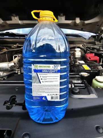 BROWIND Жидкость стеклоомывающая незамерзающая до -30С 4л  фото 1