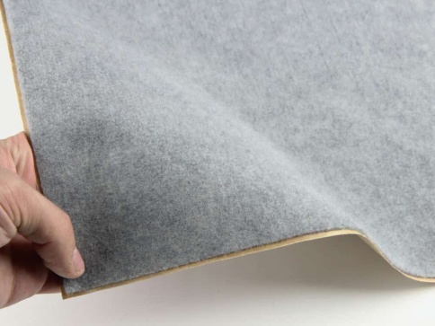 Карпет  акустический самоклеющийся 1м х 1,5м светло-серый    фото 2