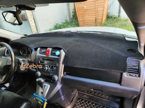 Накидка на панель Honda CR-V Хонда СР-В 2007-2012г карпет  фото 3