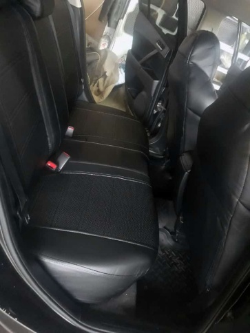 Экстрим  чехлы универсальные экокожа черный черный комплект    фото 2