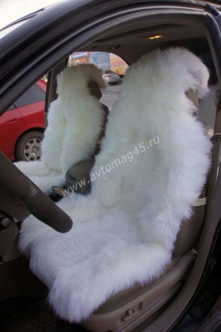 Накидки  комбинированные белый 137x55см 2шт    фото 4