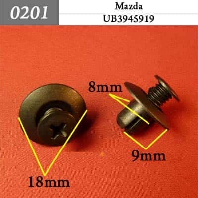 0201 Клипса пистон для Mazda  фото 1