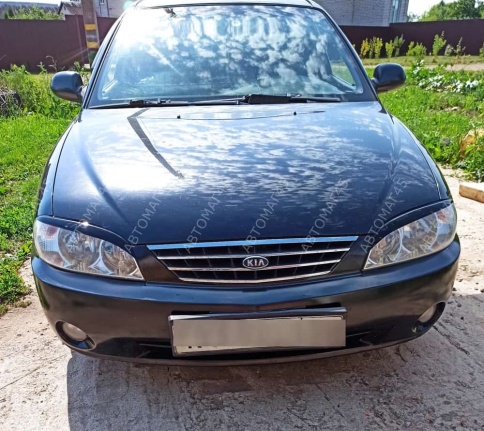 Реснички накладки на фары Kia Spectra Киа Спектра 2004-2011 2шт    фото 5