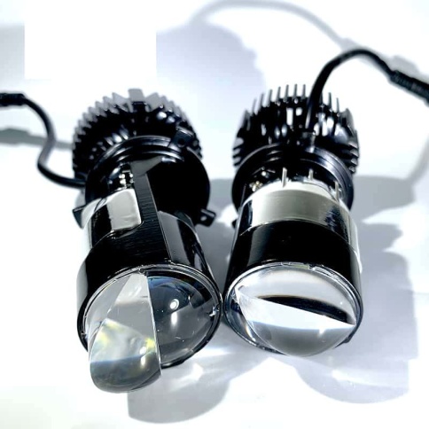 C2R A82 светодиодные лампы LED линза модуль 2шт H4 12В 40W 5000K 7000Lm гарантия 6 мес фото 5