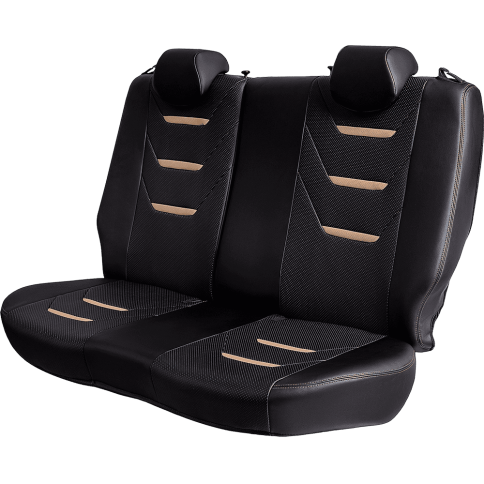 Авточехлы  Toyota RAV4 Тойота Рав4 2006-2012г XA30 экокожа черная с бежевой вставкой ромб Турин 2    фото 3