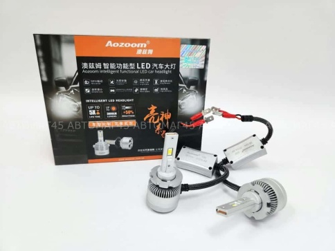 AOZOOM лампы LED 2шт D2H под цоколь D2 12В 55W 5500K 6000Lm  с обманкой гарантия 12мес    фото 2