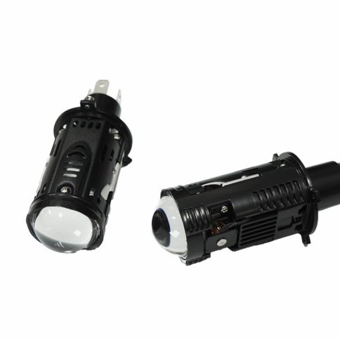 Ruzoom светодиодные лампы LED линза модуль 2шт H4 12В 90W 6000K 9000Lm гарантия 6 мес фото 6