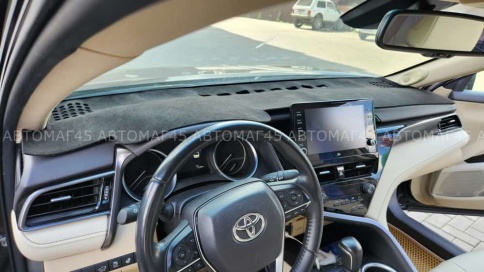 Накидка на панель Toyota Camry Тойота Камри V70 2017-2022г алькантара KZ фото 1