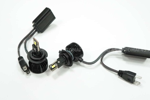 Ruzoom T55  светодиодные лампы LED 2шт H7 12В 55W 6000K 5500Lm гарантия 6мес    фото 3