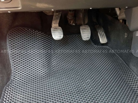 EVA ЭВА 3D коврики в салон Лада Largus FL 5 мест Logan до 13г Sandero Stepway до 15г чер рис ром 5шт фото 4