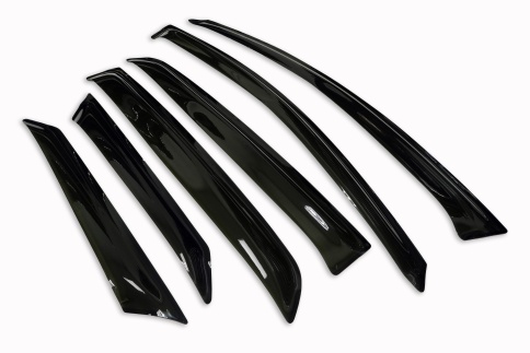 Style  дефлекторы окон Лада Lada Vesta Веста Vesta SW SW Cross NG комплект 6шт    фото 3