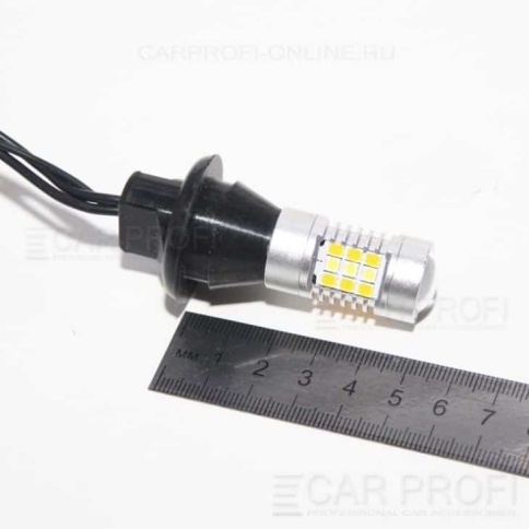 Carprofi  Лампа  светодиодная T20 W21W Дхо и поворотник 31 SMD гарантия 3 месяца CP-3030 new     фото 5
