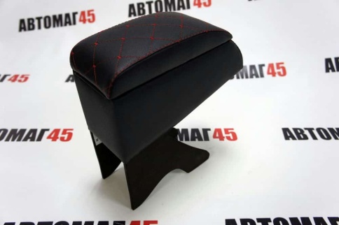 Подлокотник  ВАЗ 2108 2109 21099 2113 2114 2115 черный ромб экокожа    фото 8