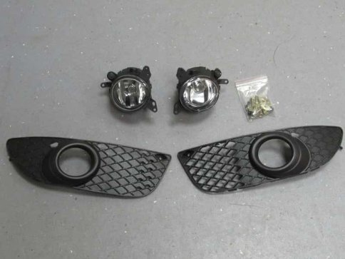 Фары  противотуманные Mitsubishi Lancer 10 2007-2011г 2 туманки 2 рамки HY 307 фото 7
