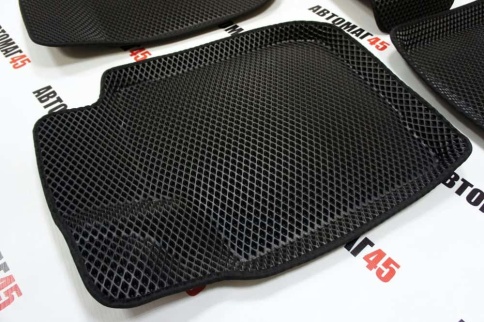 BORATEX  коврики в салон 3D EVA ЭВА Renault Duster 2010-2015г Nissan Terrano 2014-2022г комплект 5шт фото 4