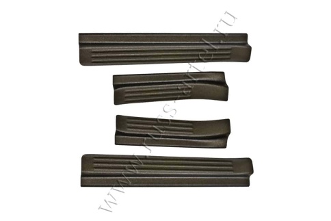 Русская Артель  Накладки на внутренние пороги Kia Rio 3 Киа Рио 3 седан хэтчбэк 2011г-2017г    фото 4