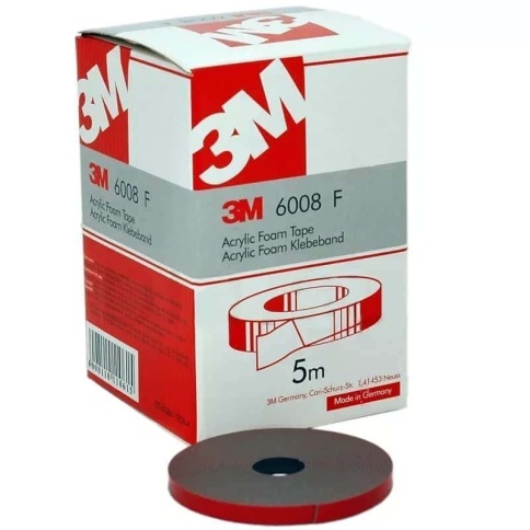 3M  скотч двухсторонний профессиональный красный 12ммх5м    фото 2