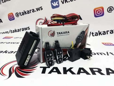 TAKARA  Х-100 сигнализация односторонняя связь 2 брелка    фото 1