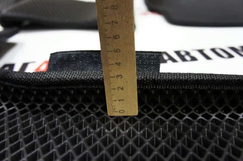 EVA ЭВА 3D коврики в салон Kia Rio 2011-2017г Solaris 2011-2017г черн рис ромб комп 5шт CITY  фото 7