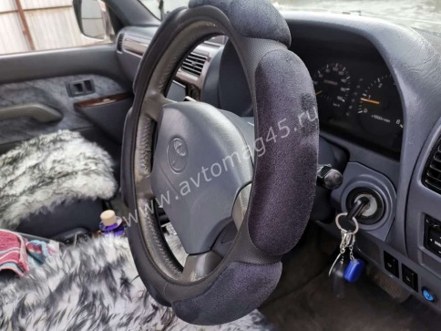 Autoprofi  оплетка руля спонж черный 6 лепестков М SP-5026    фото 3