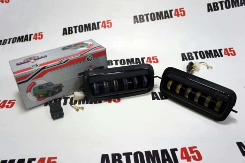 TLT  надфарники Нива 21214 урбан бронто легенд LED + поворотник 4000Lm 6 полос  2шт гарантия 6 мес   фото 1