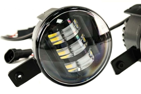 SALMAN  Фары п/туманные 3 линзы Hyuindai IX35 Tucson 2 (2009-2015) LED 50W 2шт гарантия 6мес  фото 2