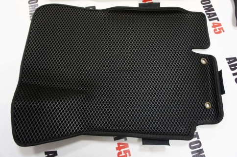 EVA ЭВА 3D коврики в салон Kia Rio 17-22г X-Line 17-22г Solaris 17-22г черные рис ромб комплект 5шт фото 5