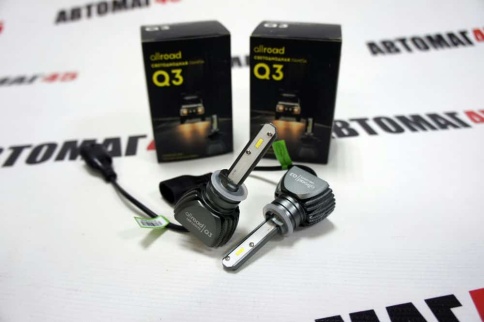 Allroad Q3  светодиодные лампы LED 2шт H27 12В 20W 6000K 3600Lm гарантия 5мес    фото 5