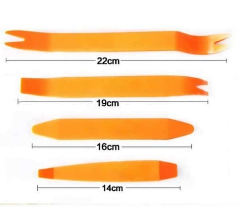 GUA ERLE  набор инструментов для снятия обшивки и клипс 4 предмета S225   фото 4