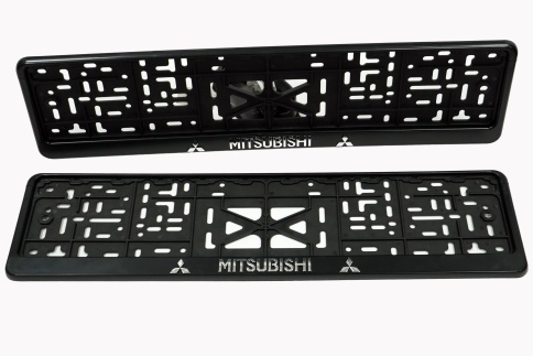 Рамка  номерного знака Mitsubishi    фото 1