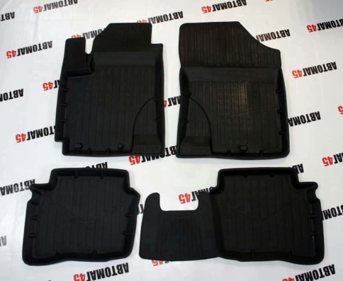Коврики  в салон Kia Rio c 2017г Rio X-Line с 2017г Hyundai Solaris c 2017г комплект 4шт    фото 5
