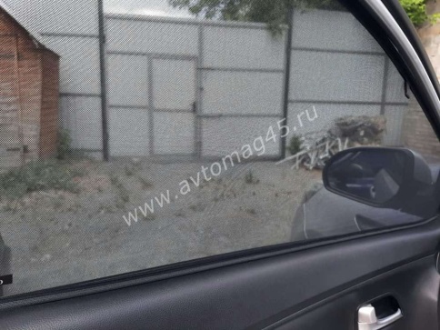 BRENZO  каркасные шторки на магнитах Kia Rio Киа Рио 2011-2017г передние премиум 2шт 15%   фото 9