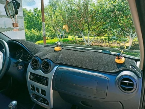 Накидка на панель Largus Ларгус 12-19г Logan Логан до 13г Sandero Stepway Степвей до 15г карпет фото 8