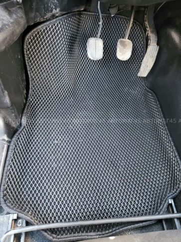 EVA ЭВА 3D коврики в салон Лада Нива 4x4 урбан бронто легенд черные рисунок ромб 5шт фото 6