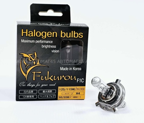 Fukurou  F1C лампа H4 12V 60/55W (125/115W) Корея 2шт    фото 1