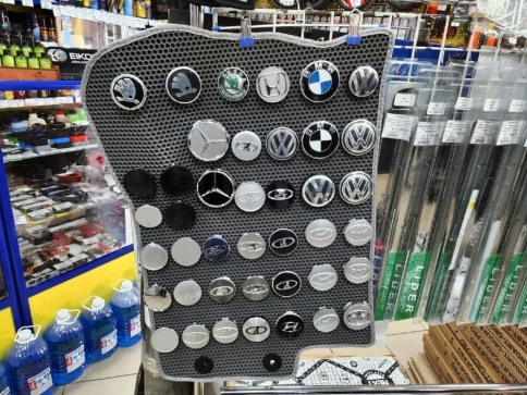 Колпачок ступицы BMW 60/57 Tech Line кик слик со стикером (214116/ NZDK 054) фото 5