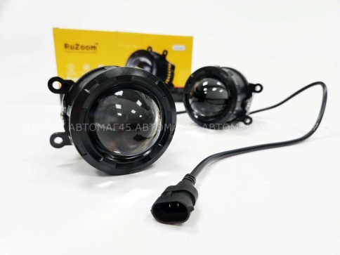 Ruzoom Фары противотуманные 1 линза  Lada Vesta X-Ray и иномарки LED 50W 6000LM 2шт гарантия 6 мес фото 10