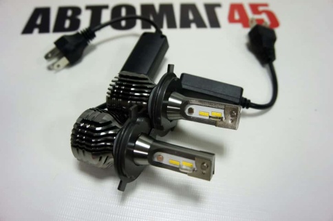 EVO Q5 чип CSP LED 2шт H4 12В 20W 4300К 3000Lm с обманкой гарантия 5мес    фото 1