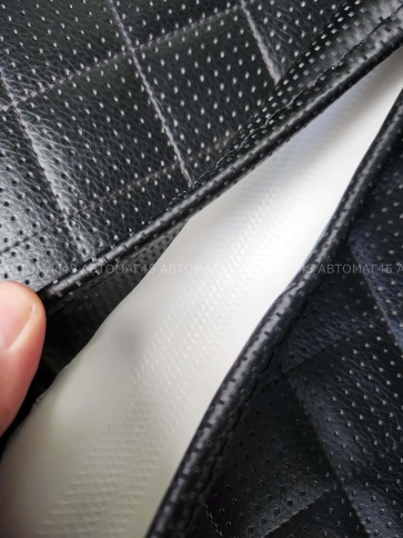 SALMAN  оплетка руля M экокожа (карбон) 36-38см  GYC-36  фото 5