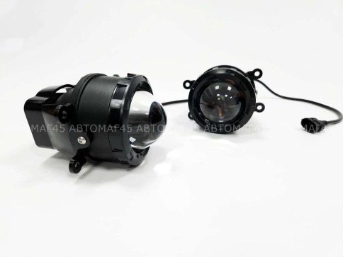 Ruzoom Фары противотуманные 1 линза  Lada Vesta X-Ray и иномарки LED 50W 6000LM 2шт гарантия 6 мес фото 9